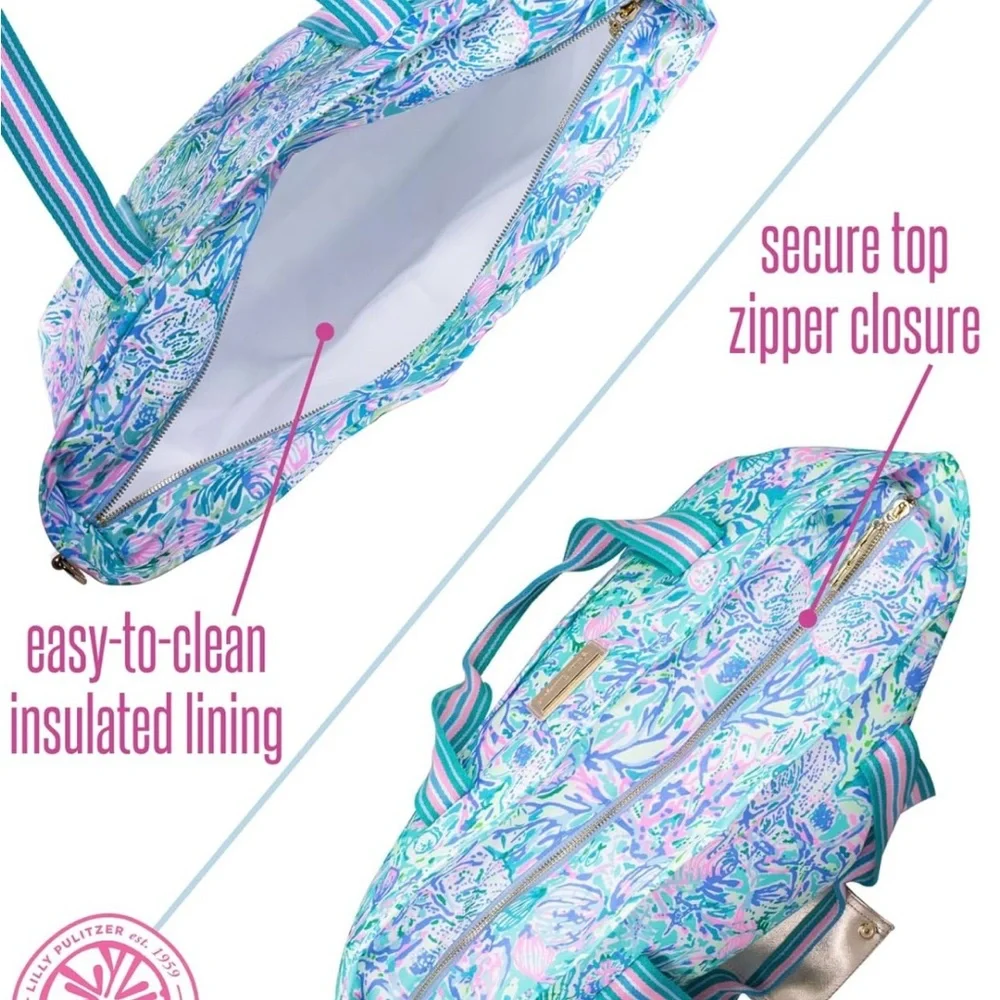 Lilly Pulitzer Soleil It On Me Picnic Cooler Tote Bag